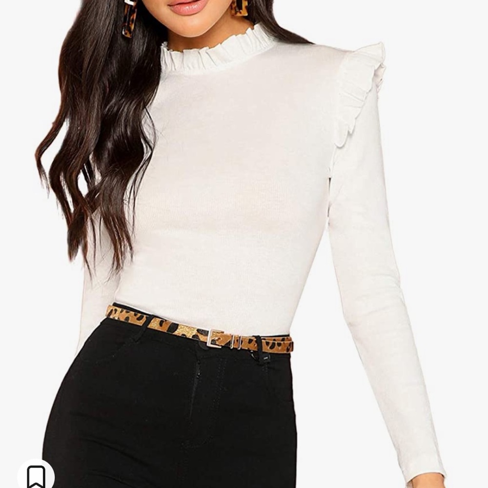 white amazon lg sleeve never worn